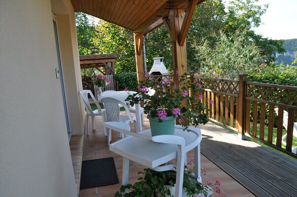 Terrasse et salon de jardin