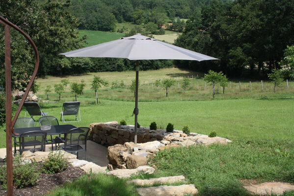 Terrasse privée - Gîte "l'Orée des Chênes" - © Hameau du Quercy -008