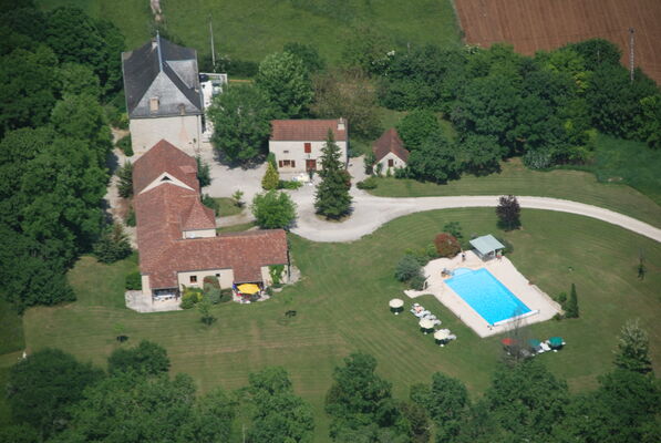aerial Domaine La Cabane