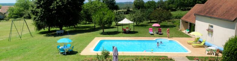 Vue sur la piscine