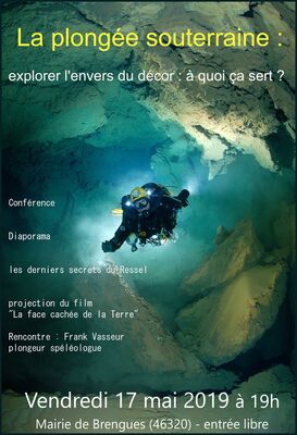 affiche brengues plongée souterraine