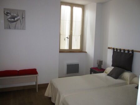 chambre lin gris