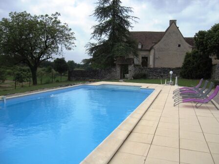 depuis la piscine