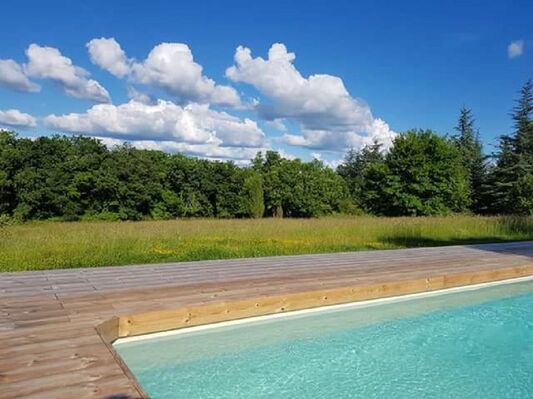 piscine en bois