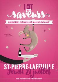 marché lot of saveurs St Pierre Lafeuille