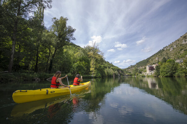 Canoe mejean gorges du tarn