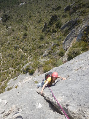 Escalade grande voie 1