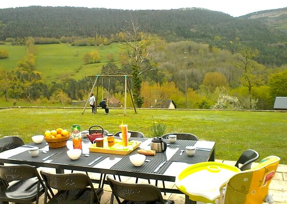 Extérieur repas en terrasse