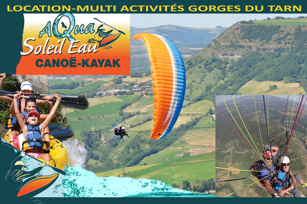 canoe-gorgesdutarn-parapente-aquasoleileau-multiactivites-sport-loisir-aveyron-lozere