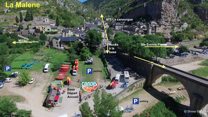 plan-d-acces--canoe2000-la-malene-gorgesdu-tarn