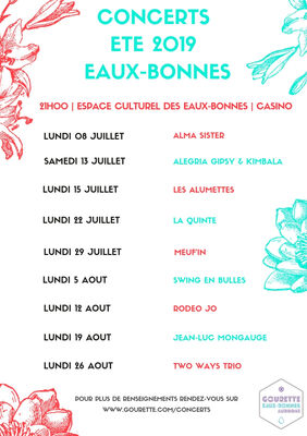 CONCERT ETE 2019 EAUX-BONNES