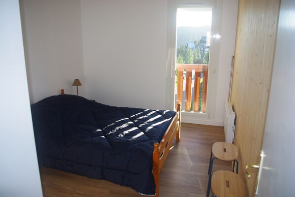 Chambre vue chalets