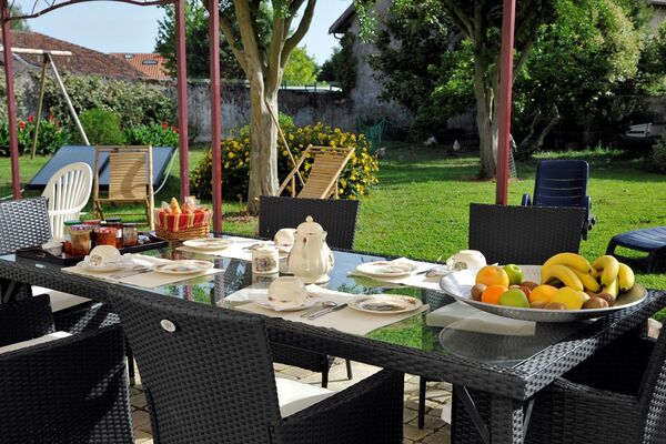 Table Petit déjeuner Maison Coulet