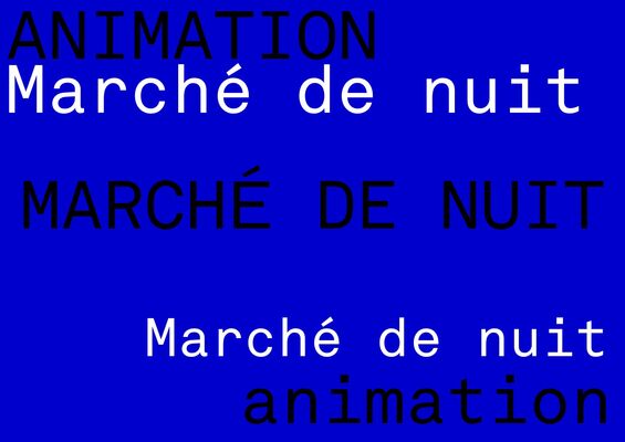 Visuel marché de nuit