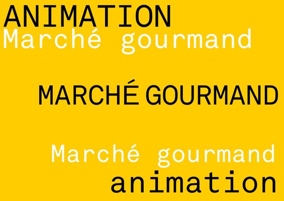 Visuels marché gourmand