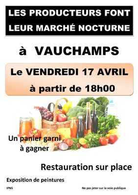 Marché nocturne de producteurs Vauchamps