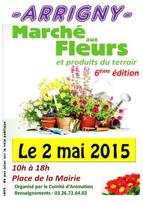 Marché aux fleurs et produits du terroir_Arrigny