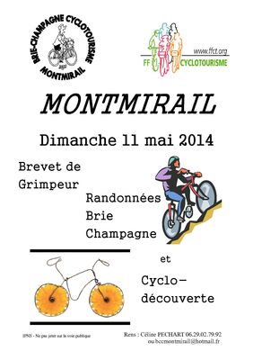 Brevet Grimpeur Montmirail 2014