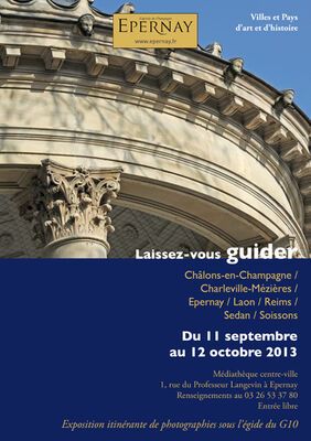 Affiche expo Laissez vous guider