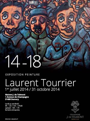Expositon 14-18 / Champagne J. de Telmont / Laurent Tourrier