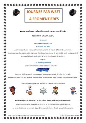 Journée Far-West Fromentières