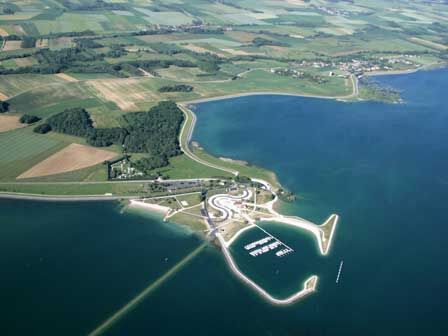 Lac du Der vu du ciel