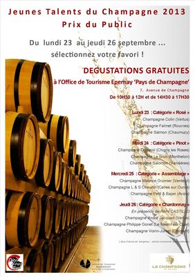 PRIX DU PUBLIC DES JEUNES TALENTS DU CHAMPAGNE - Doc d'info grand public