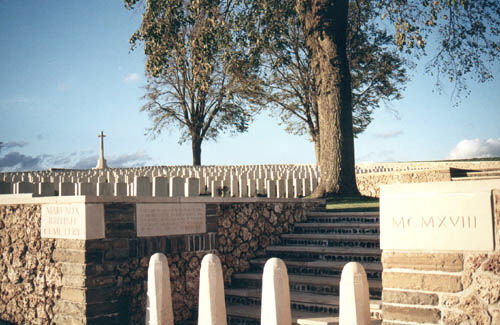 Cimetiere militaire britannique de Marfaux