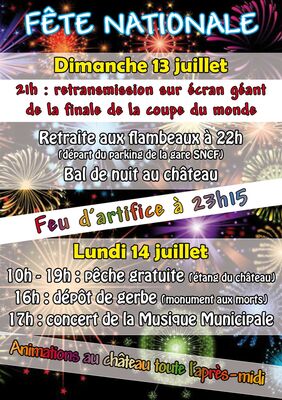 affiche fête nationale 2014