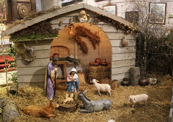 Crèche dans la Chapelle du Couvent des Récollets à Sézanne