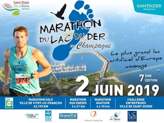 Marathon du Lac du Der en Champagne