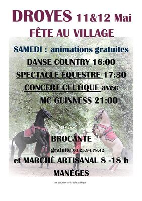 Fete du village à Droyes