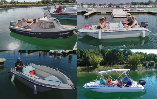 4 Bateaux sans permis