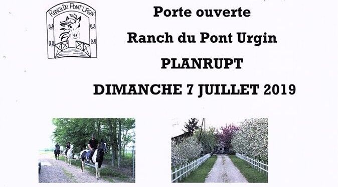 Porte ouverte ranch Pont Urgin