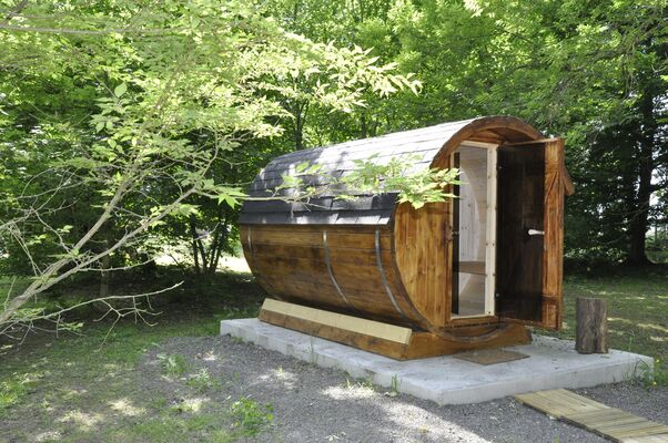 La Cabane aux Secrets sauna insolite tonneau