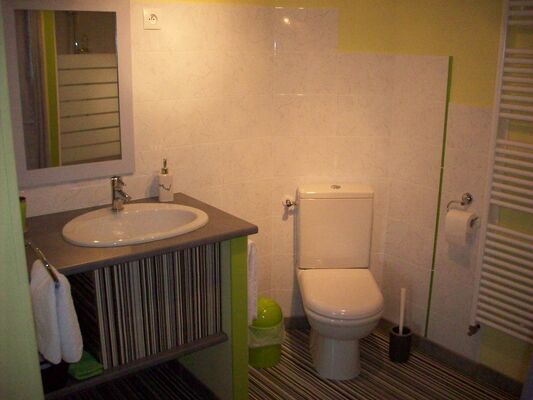 salle d'eau chambre pop