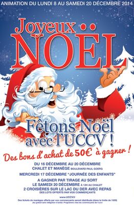 Animation commerciale Noël Vertus 2015