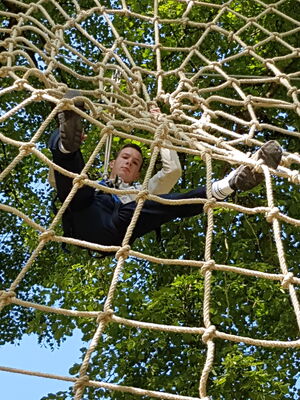 Parc Aventure Domaine du Buisson - Toile d'araignée - Lac du Der