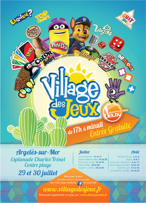 Affiche villlage des jeux