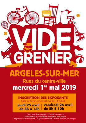 Affiche vide-grenier 2019