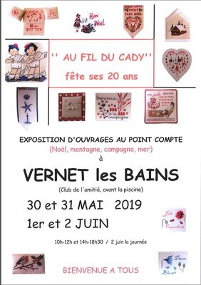 Expo au fil du Cady Vernet