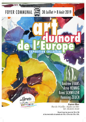 Exposition collective ART DU NORD DE L'EUROPE - Foyer Communal