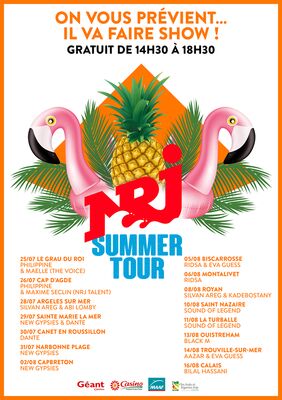 affiche NRJ summer tour
