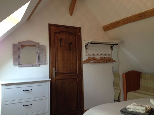 Master bedroom door