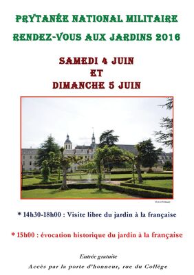 Affiche Rendez-vous aux jardins 2016