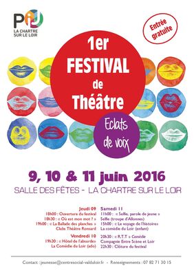 Affiche festival éclats de voix