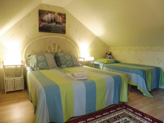 Chambre lit double