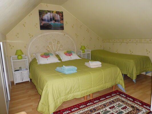 Chambre lit double