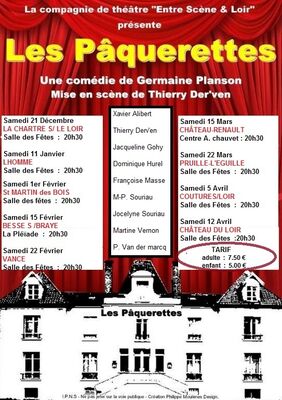 affiche 4 A4 Les Pâquerettes
