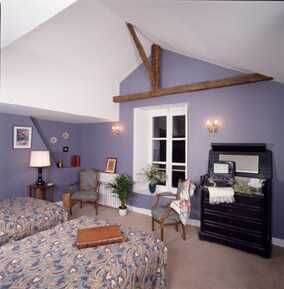 chambre beige chateau